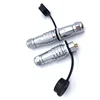 IP68 waterproof metal shell 3 4 pin circular power male female power connector