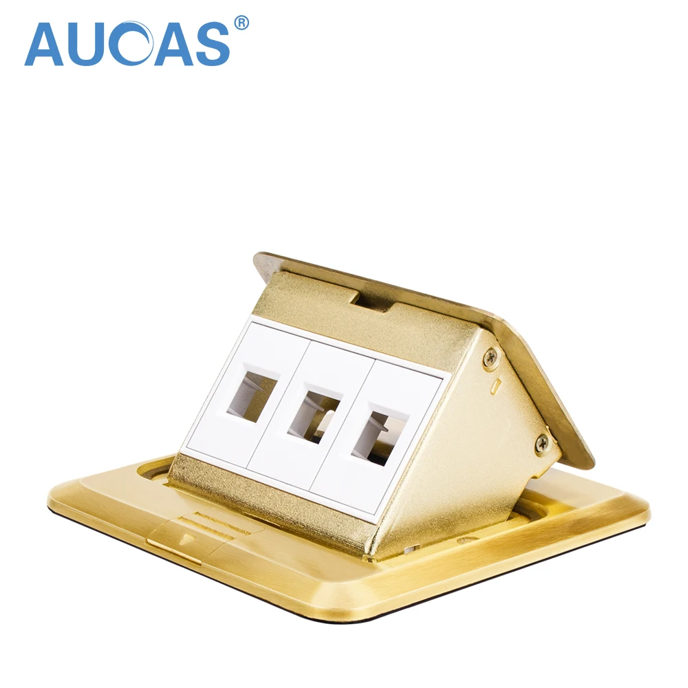 2018 New Aucas High Quality Waterproof Electrical Floor Socket Box