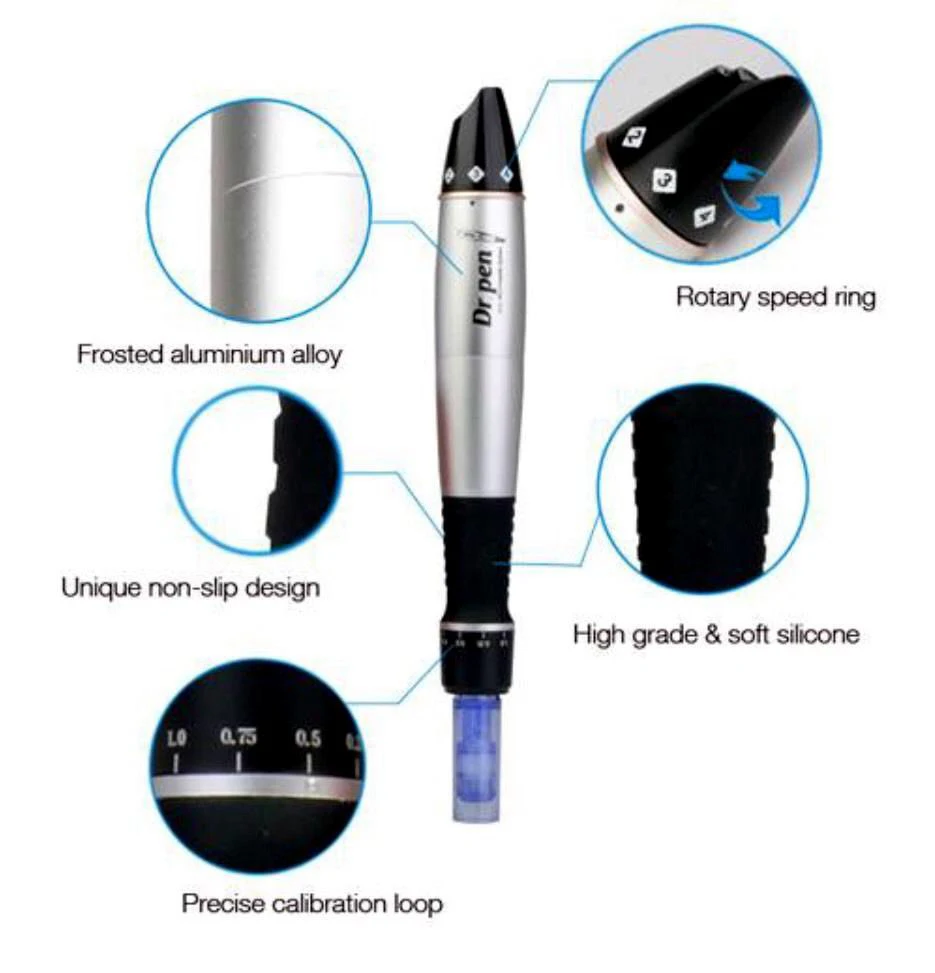 

Professional Dr. Pen Facial Skin Care Beauty Machine Dermapen, Black