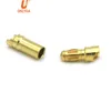 3.5mm plug copper gold plated lantern with notched brushless motor RC connector motor ESC plug