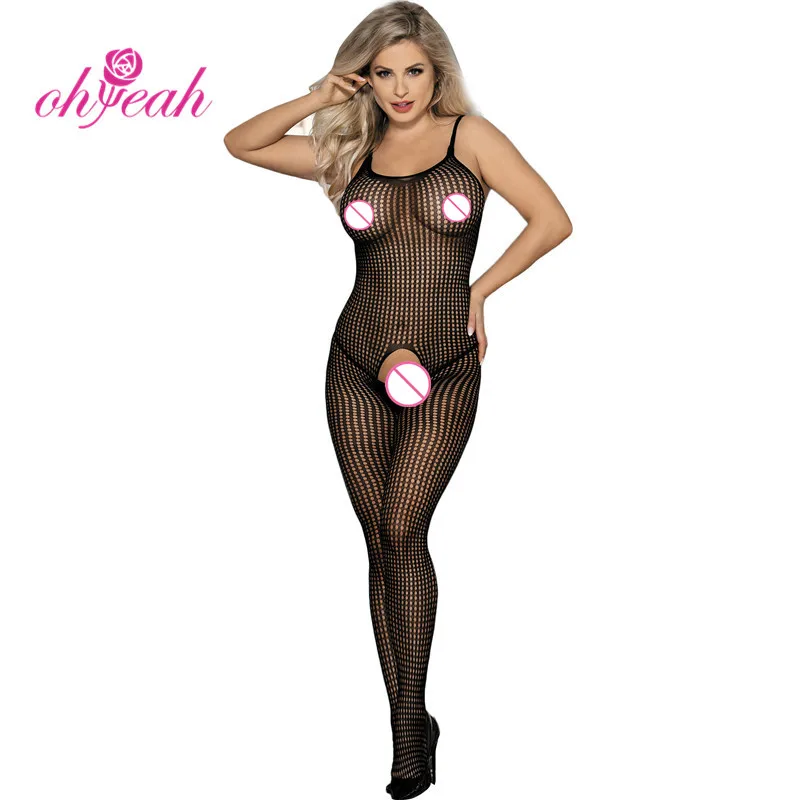 

Transparent Latex Body Stocking, Black