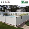 Garden fencing vinyl plastic gate fence design
