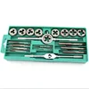 20Pcs/Set Taps and Dies Set M3-M12 Screw Thread & Tap Wrench & Die Wrench Hand Multi-function Manual Metric Tapping Tool Kit Set