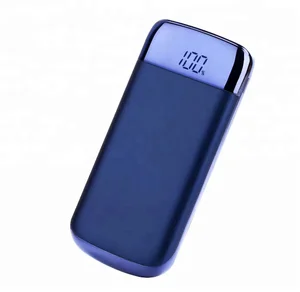 High Capacity Portable 10000mah Dual Usb Port Power Bank With LCD Display Promotion Gift Logo Customized