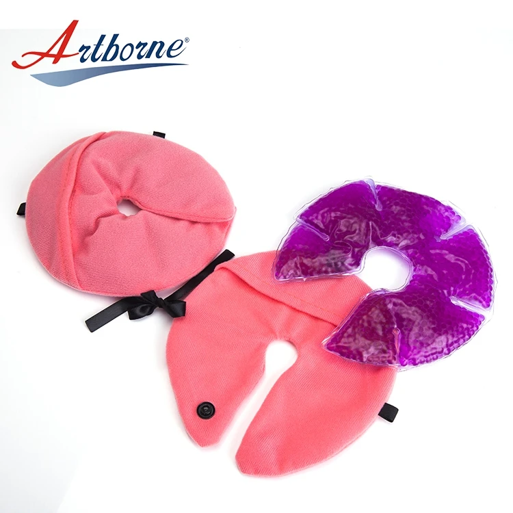 Woman Self Cooling Pad Gel Therapy Beads Breast Heating Pad Hot Cold