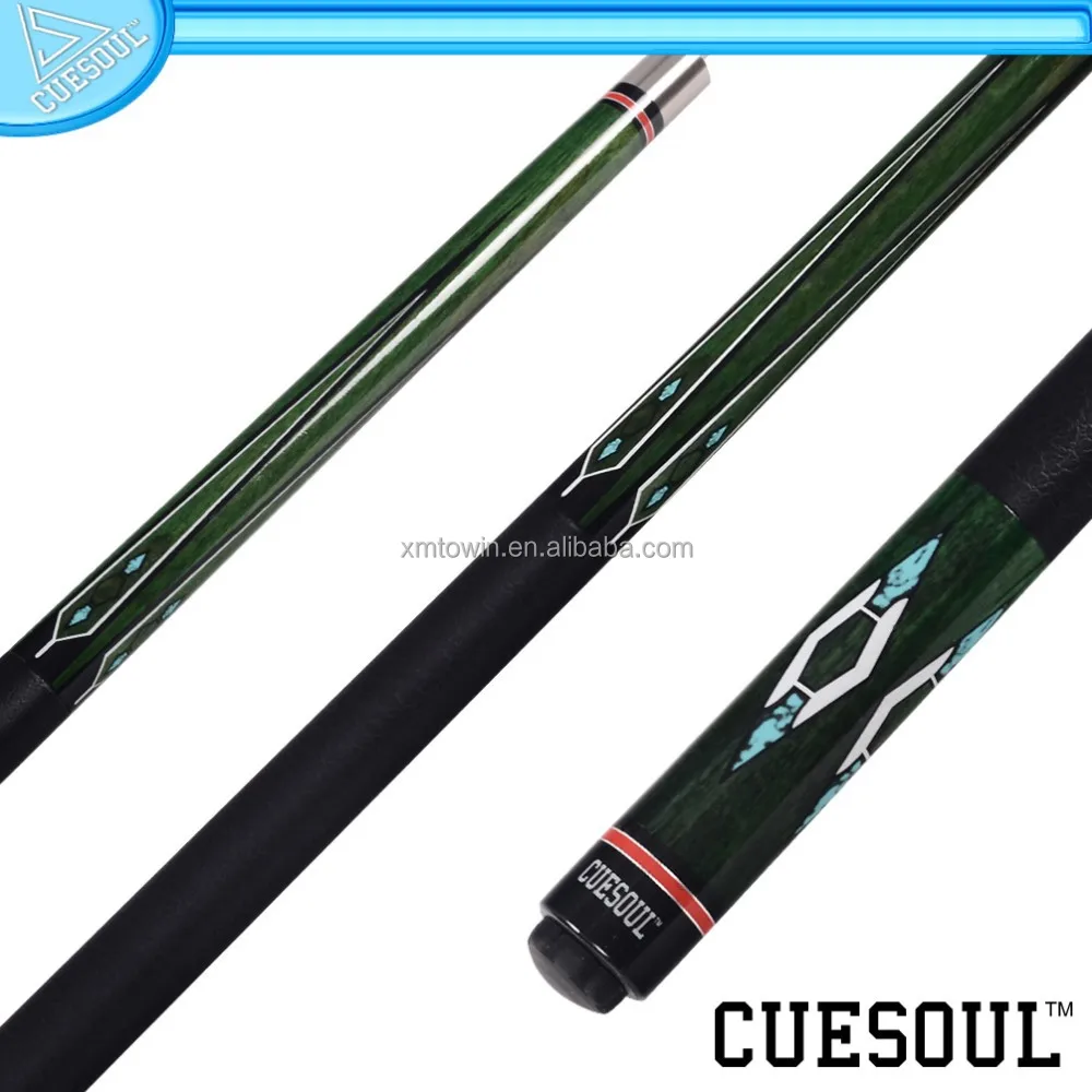 

CUESOUL Hot Best Selling Maple Shaft Quick Release 1/2 pool Cue,Stainless Steel,Rubber Wrap