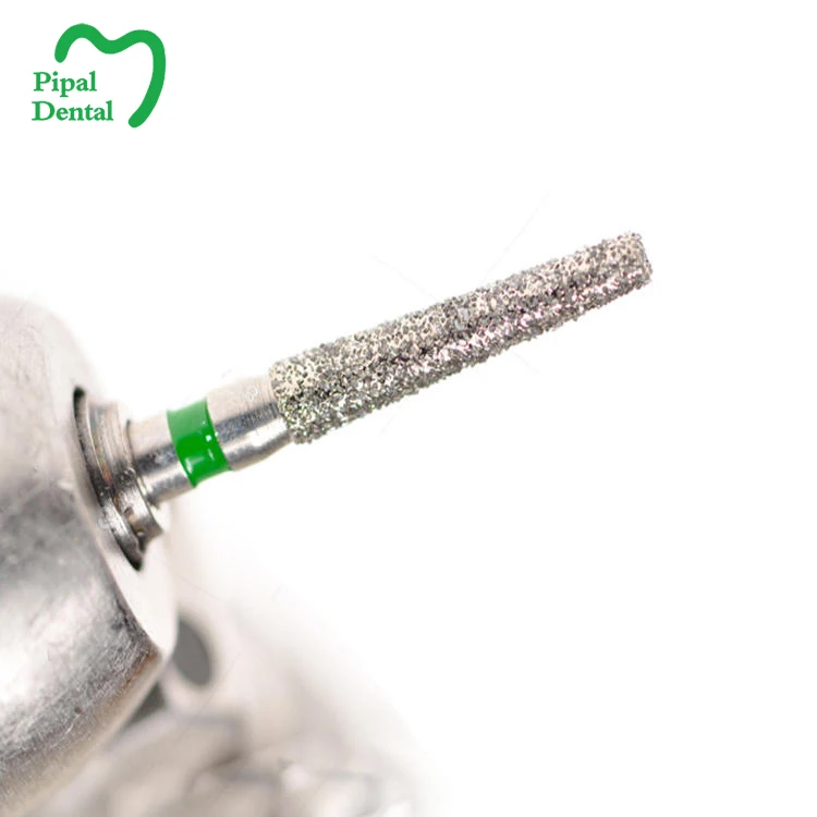 

High Quality 10pcs/pack High Speed Diamond Burs For Dental, Silver