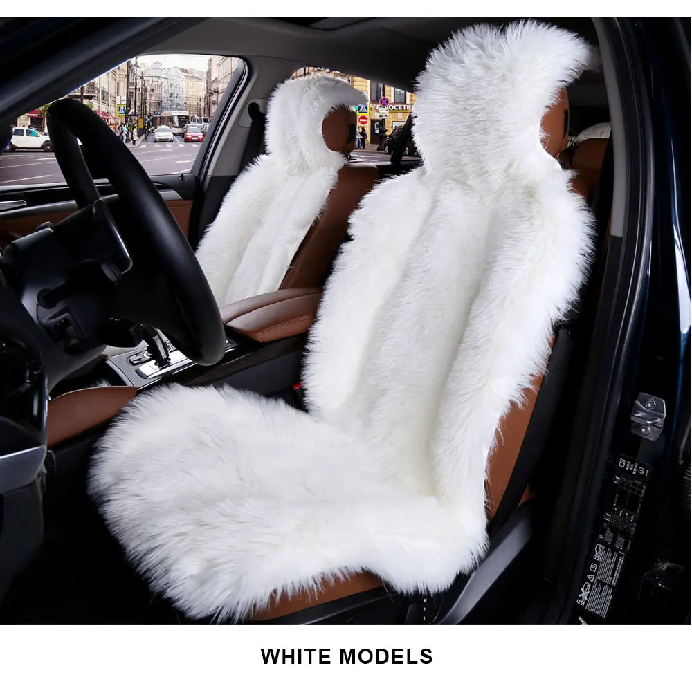2018 Stable Faux Fur Sheepskin Patchwork Auto Car Interior Decoration