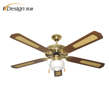 Famous Brand 22v 52 Inch Ceiling Fan Light Hall Royal Gold Wood Grain Copper Motor Decorative Ceiling Fans Buy Famous Brand 22v 52 Inch Ceiling Fan