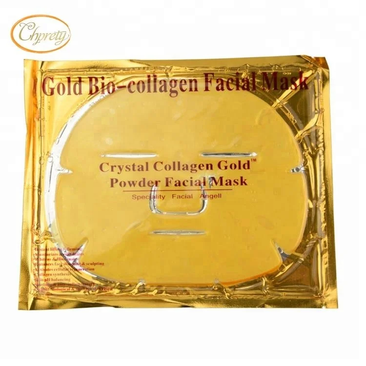 

Chprety Bio-Collagen Gold Facial Mask for personal skin Moisturizing and Anti-aging, Gold;black;red wine color for options