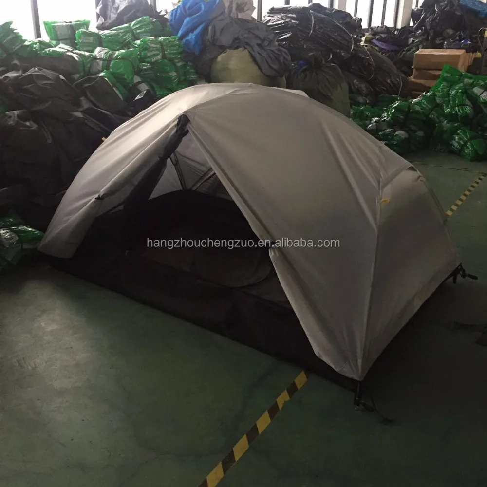 High-end Ultralight Aviation Aluminum Pole Double Layers 2-3 Person Waterproof Backpacking Tent, TXZ-015B Ripstop Camping Tent