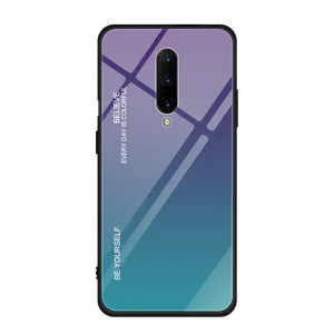 Gradient Tempered Glass Phone Case for OnePlus 7 Pro