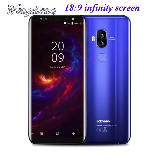 

Wholesale Blackview S8 5.718:9 HD Infinity Screen Mobile Phone 4GB RAM 64GB ROM 3180mAh Fingerprint 4G LTE, N/a