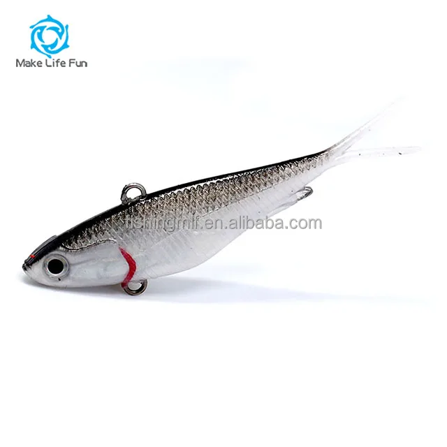 Wholesale 95/115mm Lifelike Japanese Soft Plastic Fishing Lures Soft vibe lure