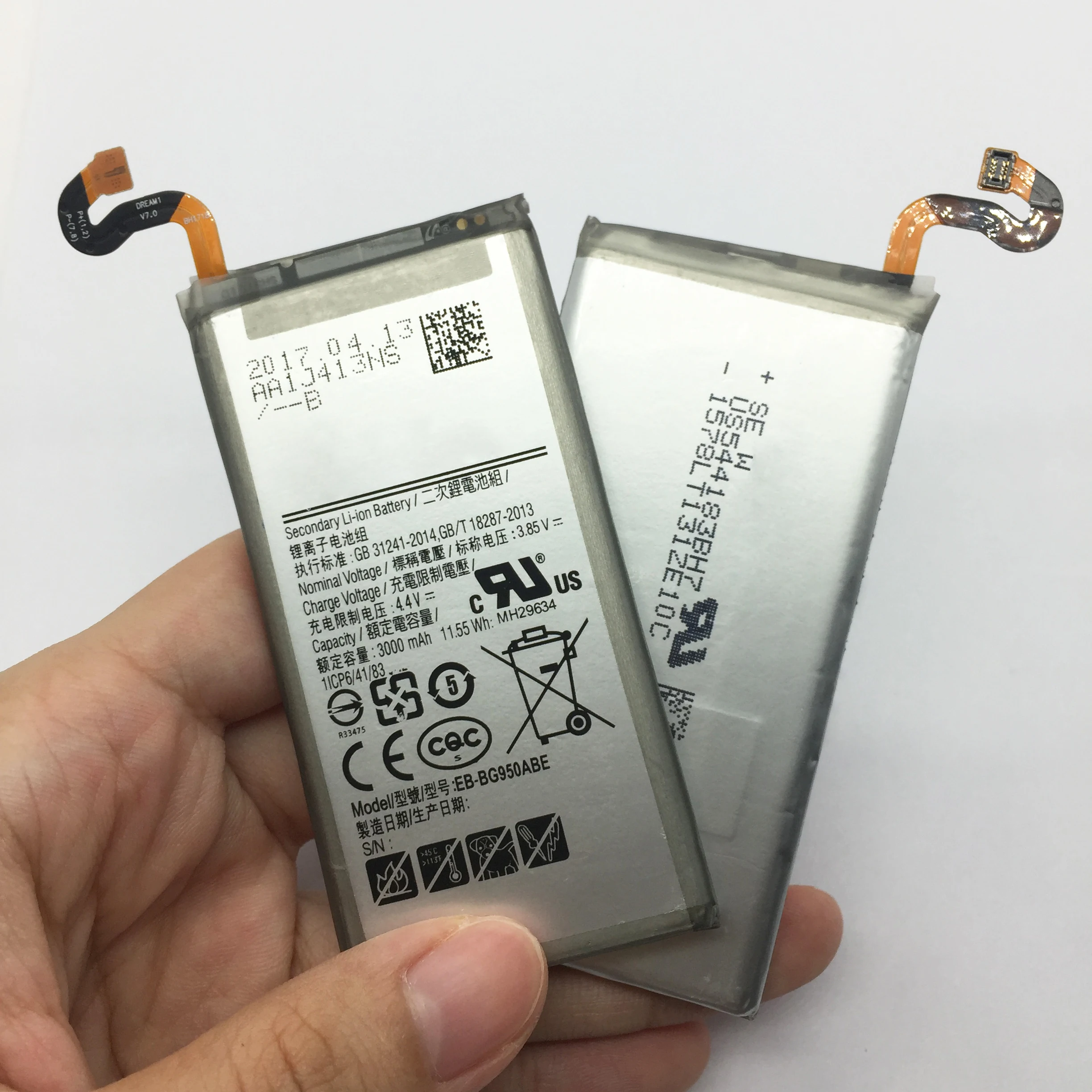 

For Samsung Galaxy S8 Cell Phone Battery for Samsung S8 G950 G9550 EB-BG950ABE battery