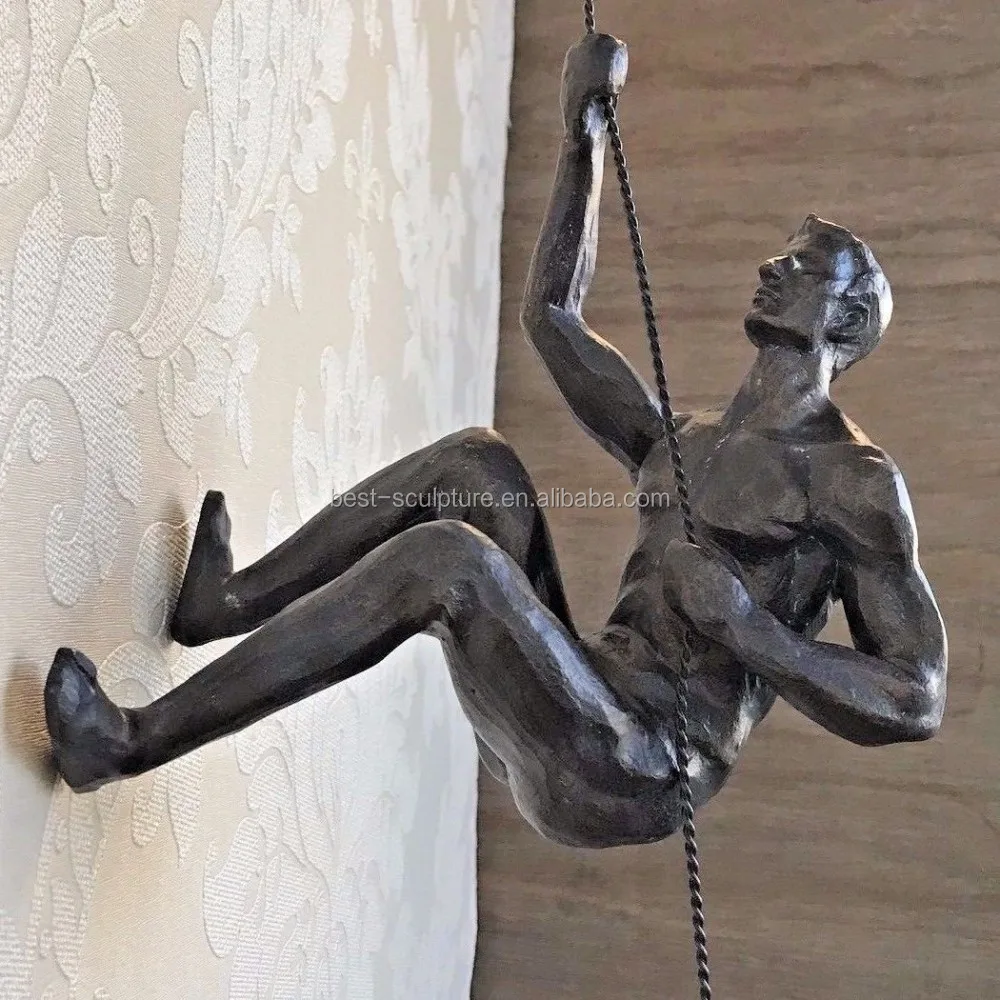 Wall Hanging Modern Matteo Pugliese Bronze Man Sculpture Buy Bronze
