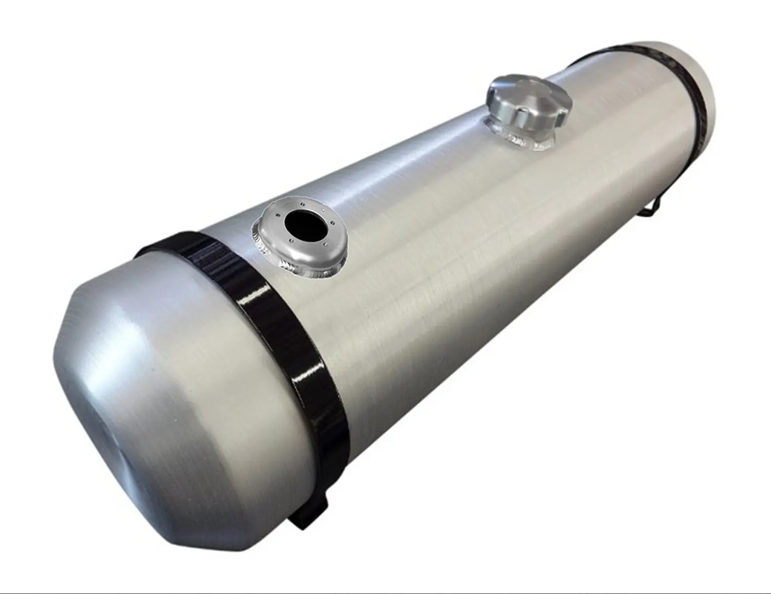 225.0. 10x26 Center Fill Spun Aluminum Gas Tank - 9 Gallon with Sending Uni...