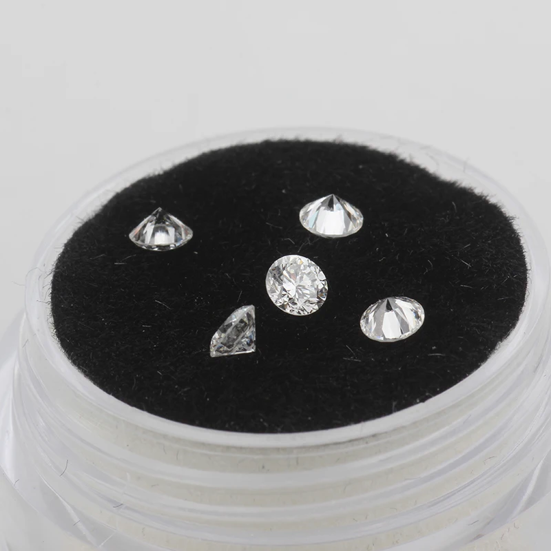 

VVS clarity 5.5mm round diamond cut white color for jewelry ring HPHT&CVD stone