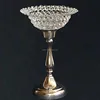 European style silver/gold metal crystal charger plate for hotel deco