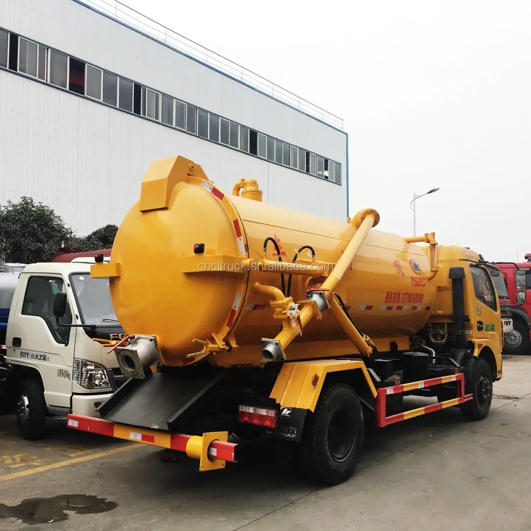 4*2 4000 Litres 4cbm 4000m3 Waste Disposal Truck Sweage Suction Tanker