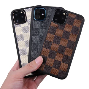 Miroos Grid Pattern PU Leather Case iPhone 11 Pro Max