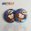Pinsback badge making professional manufacturer button badge custom metal shape round keychain as souvenir or gift