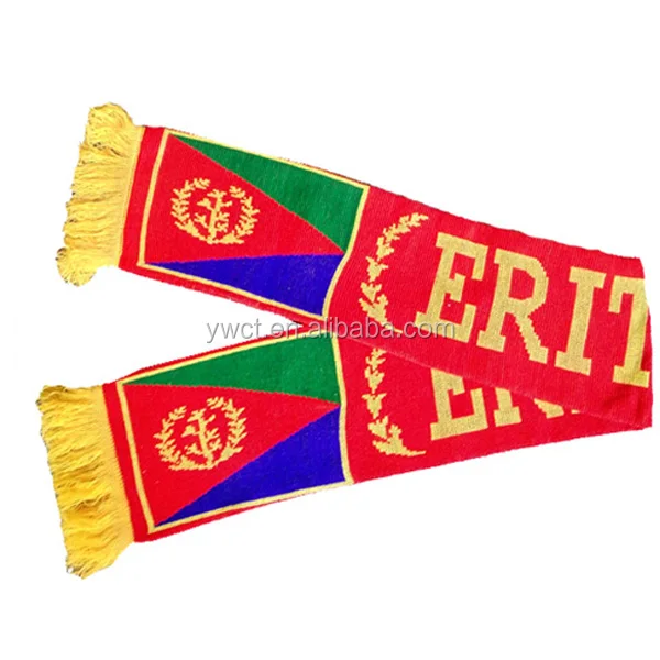 Eritrea Flag Silky Scarf Shawl Wrap for Women,70.8Lx35.4W