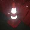 Solar Collapsible Pop up LED Light Traffic Cone for Sale