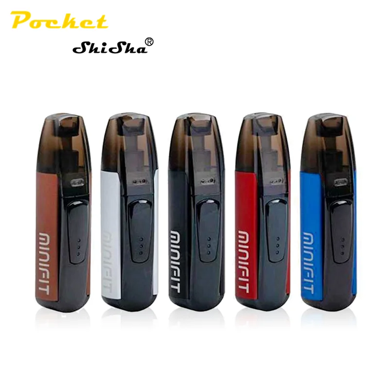 

Hot Selling eCigs Justfog MINIFIT Starter Kit 370mAh Refillable Pod System, Black/silver/red/brown/blue