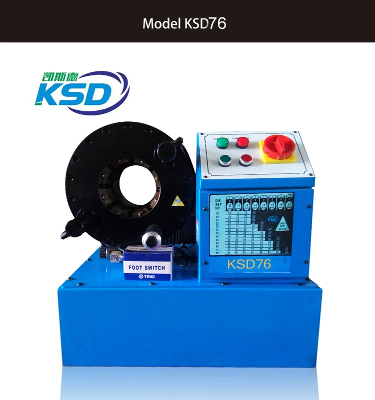 Ce 676mm 3 Inch Hydraulic Hose Crimping Machine Price With 13 Sets