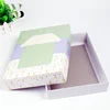 Plain various corrugated cake box with lid no print/Customized
