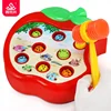 XST Hot Sale Kids Plastic Music Fun Apple Hit Hammer Game Baby Educational Whack-a- mole Game Toy
