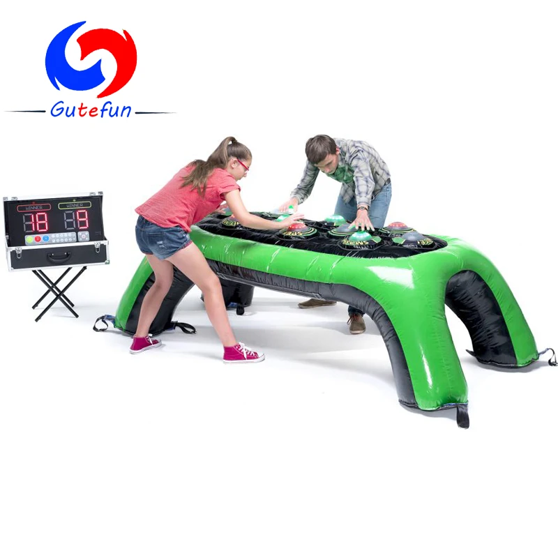 

2020 most amazing inflatable sport games green IPS interactive pop goes the weasel for sale