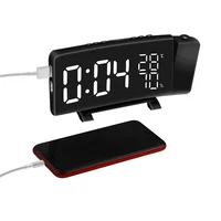 

Curve Screen Digital LED Alarm Projection Clock