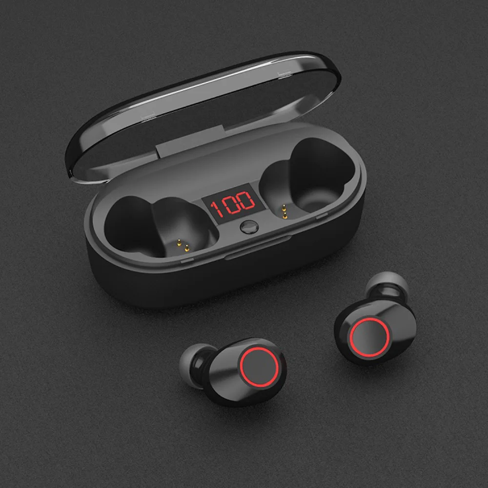 Original Factory Blue tooth Version 5.0 Wireless Earbuds for Sporting