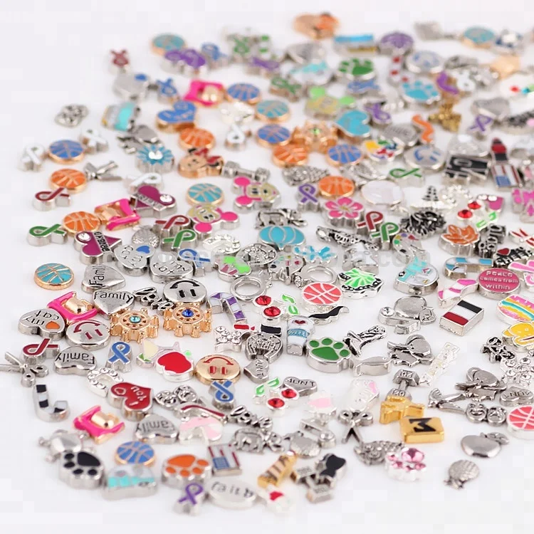 

Cheapest mixed order small alloy charms for diy floating locket pendant