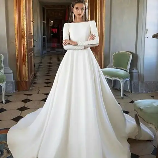 2019 long sleeve wedding dresses