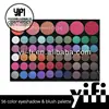 Professional Cosmetic!56 Color Eyeshadow And Blush Palette american hot sell eyeshadow