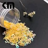 Factory Bulk Wholesale Special Shape Body Face Gift Christmas Craft Flower PVC Glitter Sequin