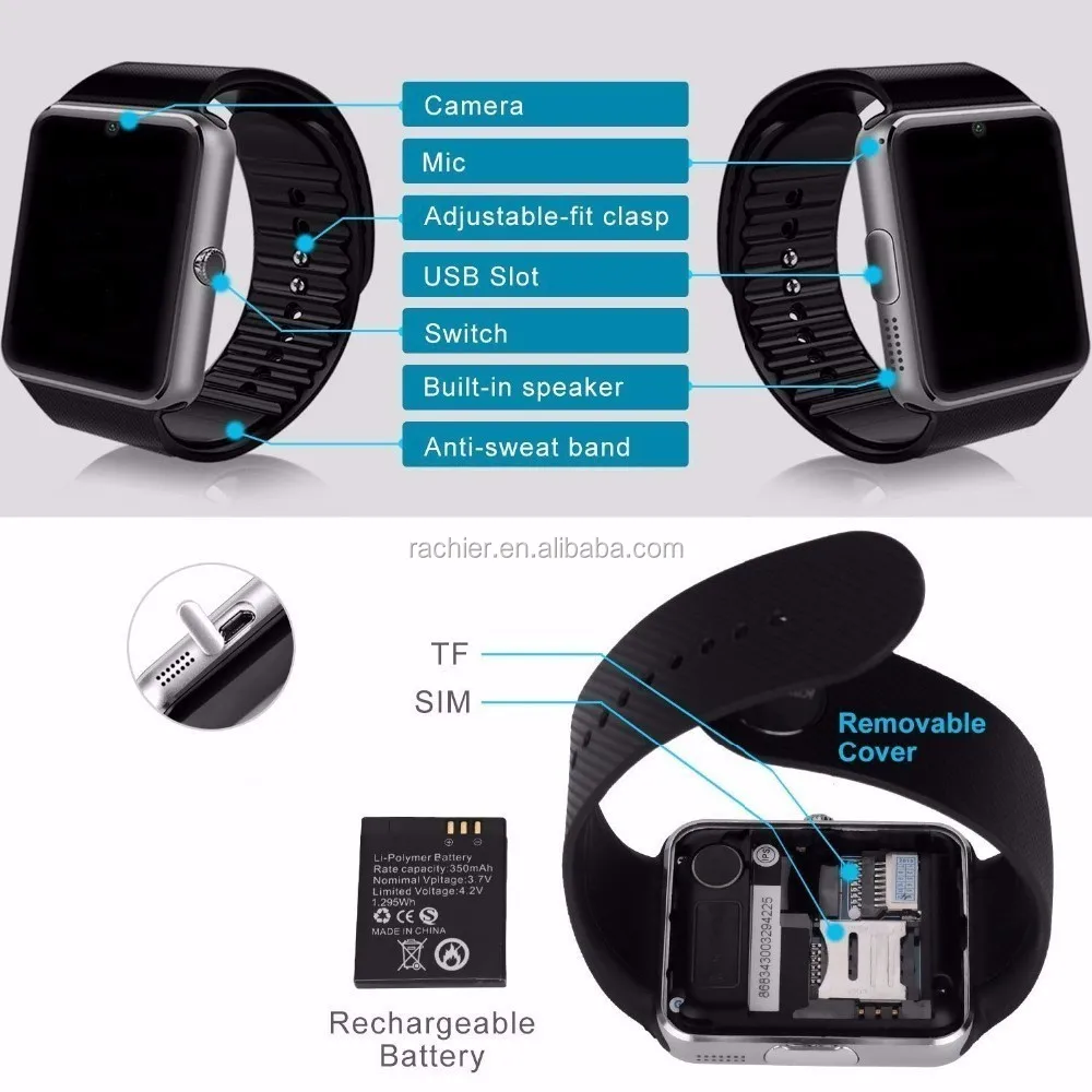 lcd smartwatch a1