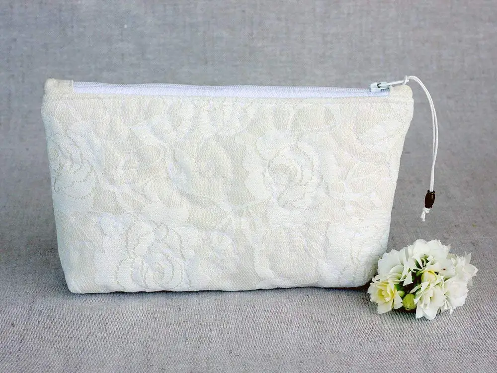 white ivory clutch bag