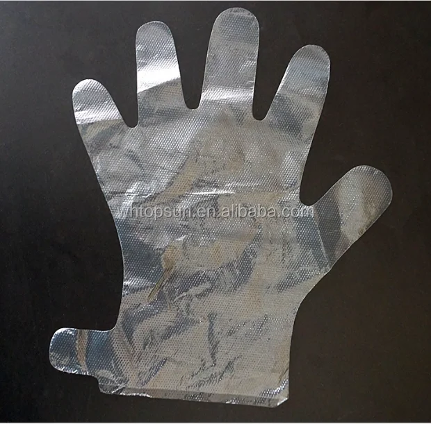 Gloves Foot Cover With Stickers Plastic Longcylinder Disposable Gloves
