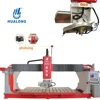 HUALONG stone machinery HKNC-650 5 axis CNC bridge Granite Cutting Machine with carving milling drilling function for marble ect