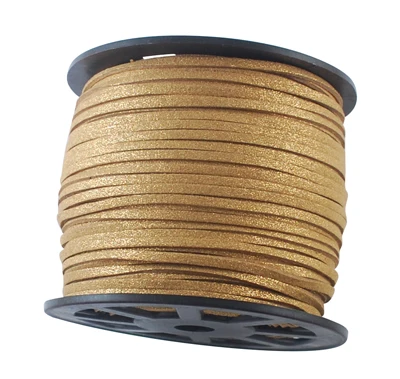 

PandaHall  Spool Goldenrod Faux Suede Cords