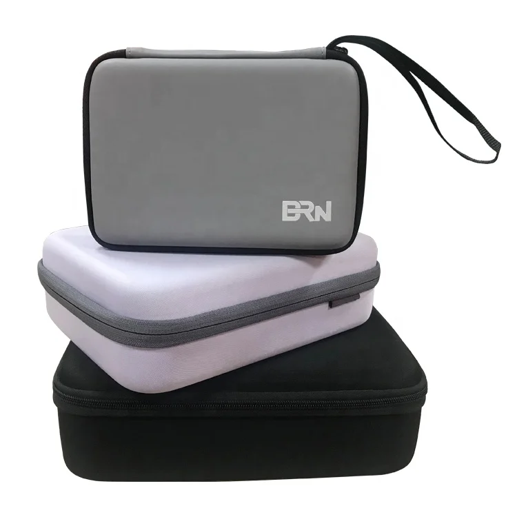 

Hard Storage Eva Carrying Case With Multiple Inner Elastic Straps Many Compartments Zippered Center Pocket With Handle, Grey;black;purple;red or custom