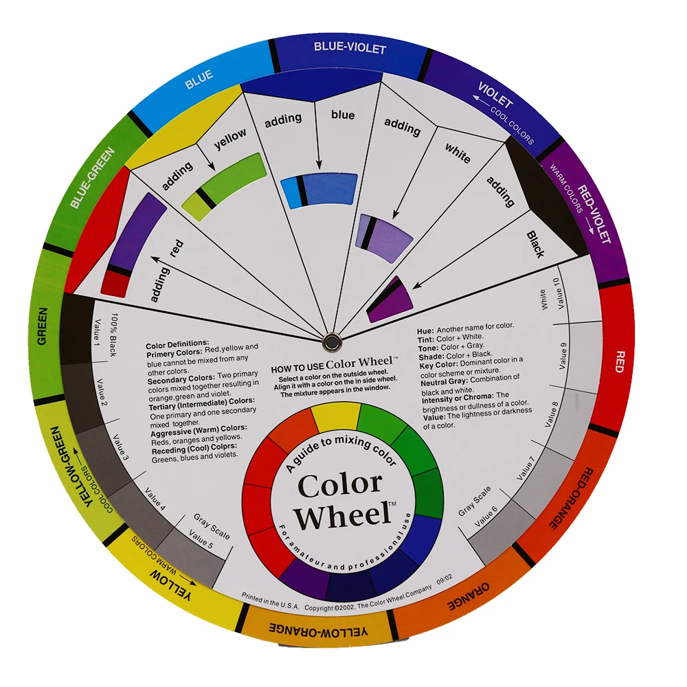 color wheel for perfect custom cosmetic permanent make up mixing