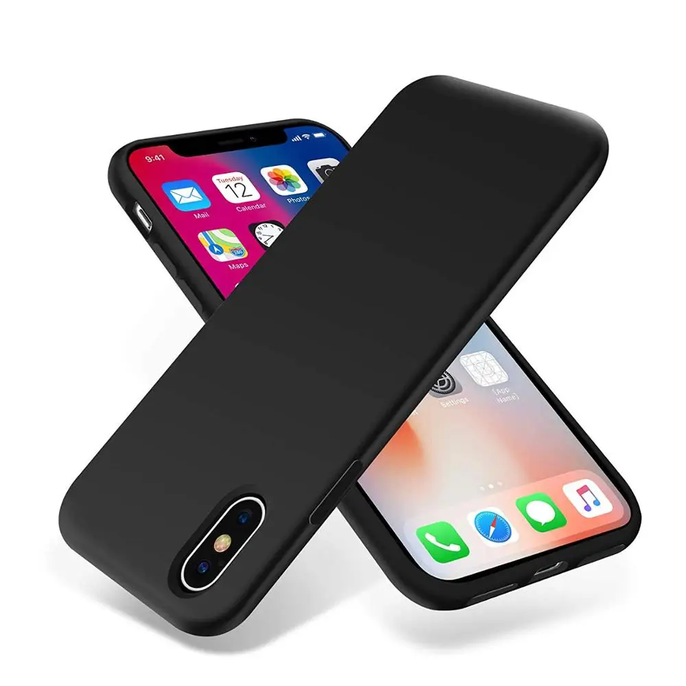 

Best selling Mobile Phone Back Cover 360 silicone phone Case For iphone x xr xs max , colorful phone case for iphone, 15 colors available