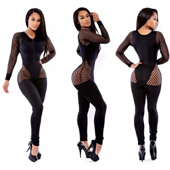 fishnet jumpsuit