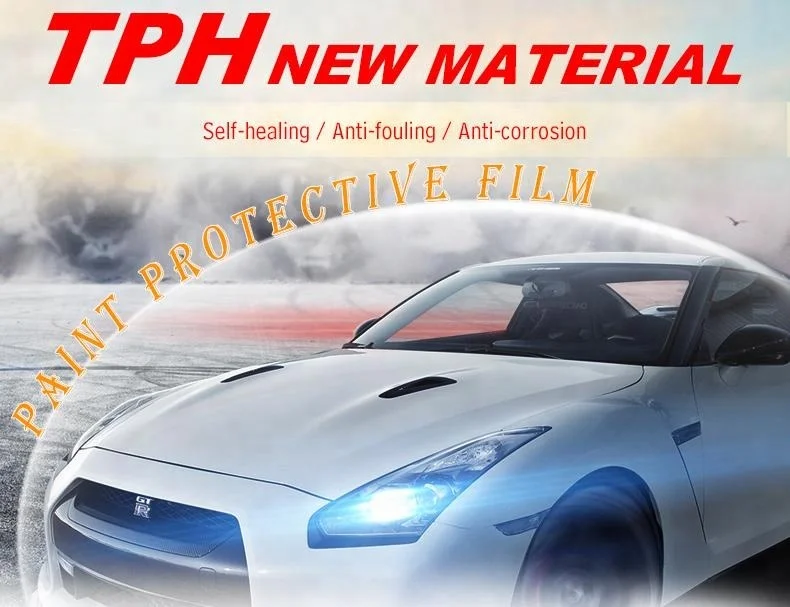 3 Layers Car Body Protection Film1.52*15m Tph Transparent Car Vinyl