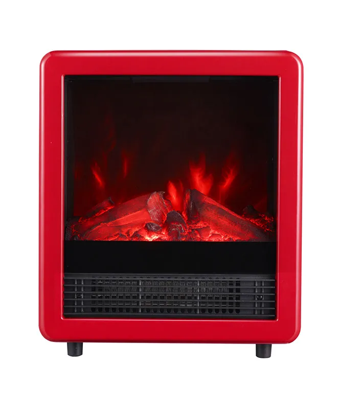 Yika 120v Mini Cute Electric Wood Pellet Stove Fireplace Freestanding